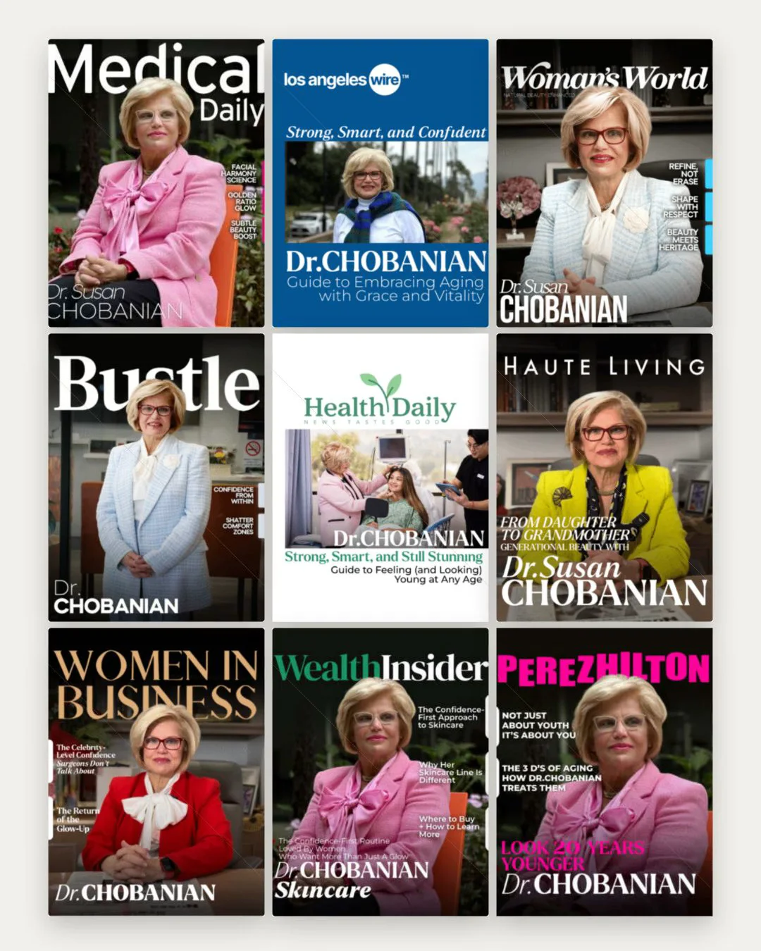 Magazine features with Dr. Susan Chobanian