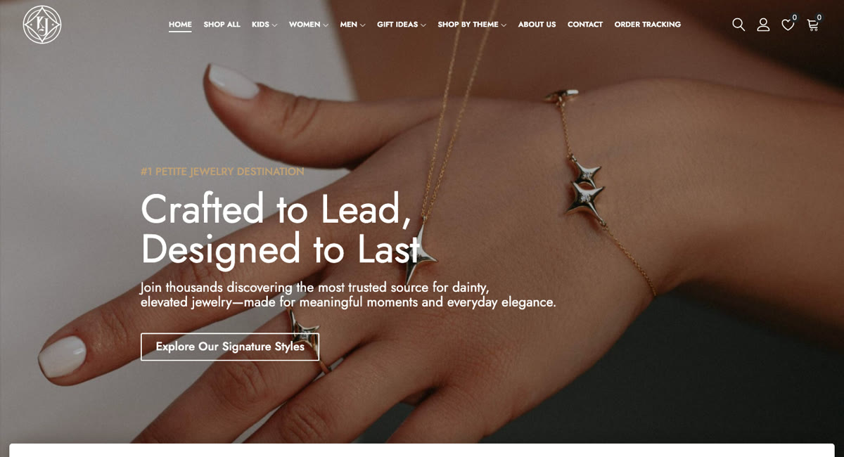 kidsjewelry.com, website by Davel
