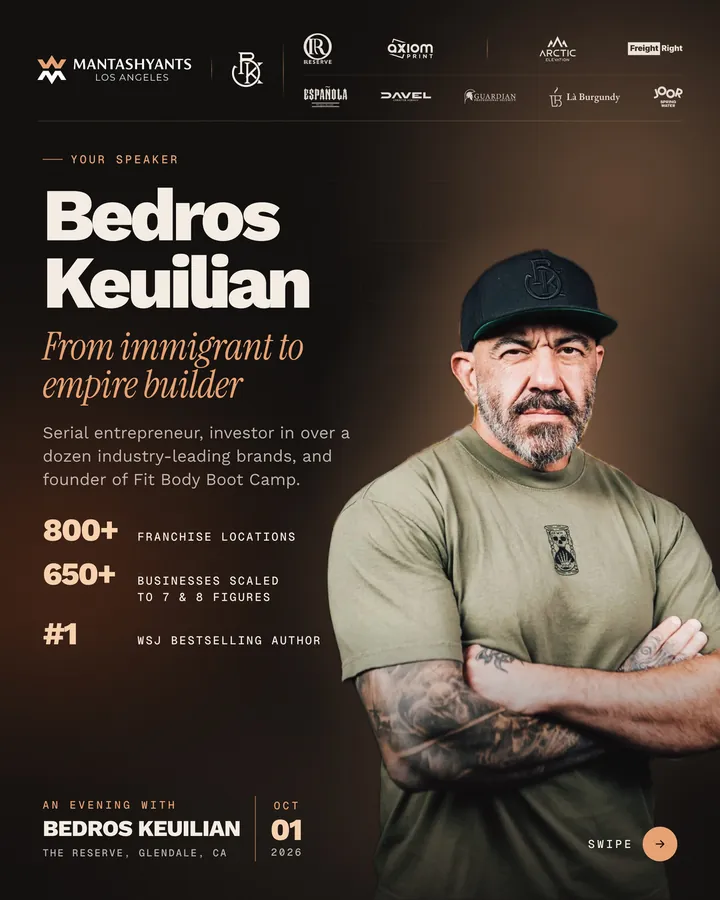 Speaker post: Bedros Keuilian, from immigrant to empire builder