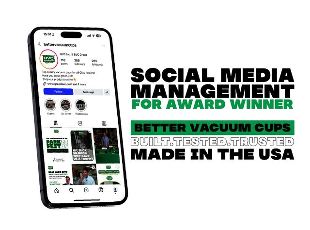 Better Vacuum Cups: Social media & video