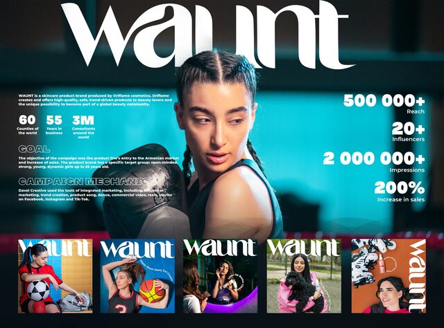 WAUNT by Oriflame: Gen Z launch campaign